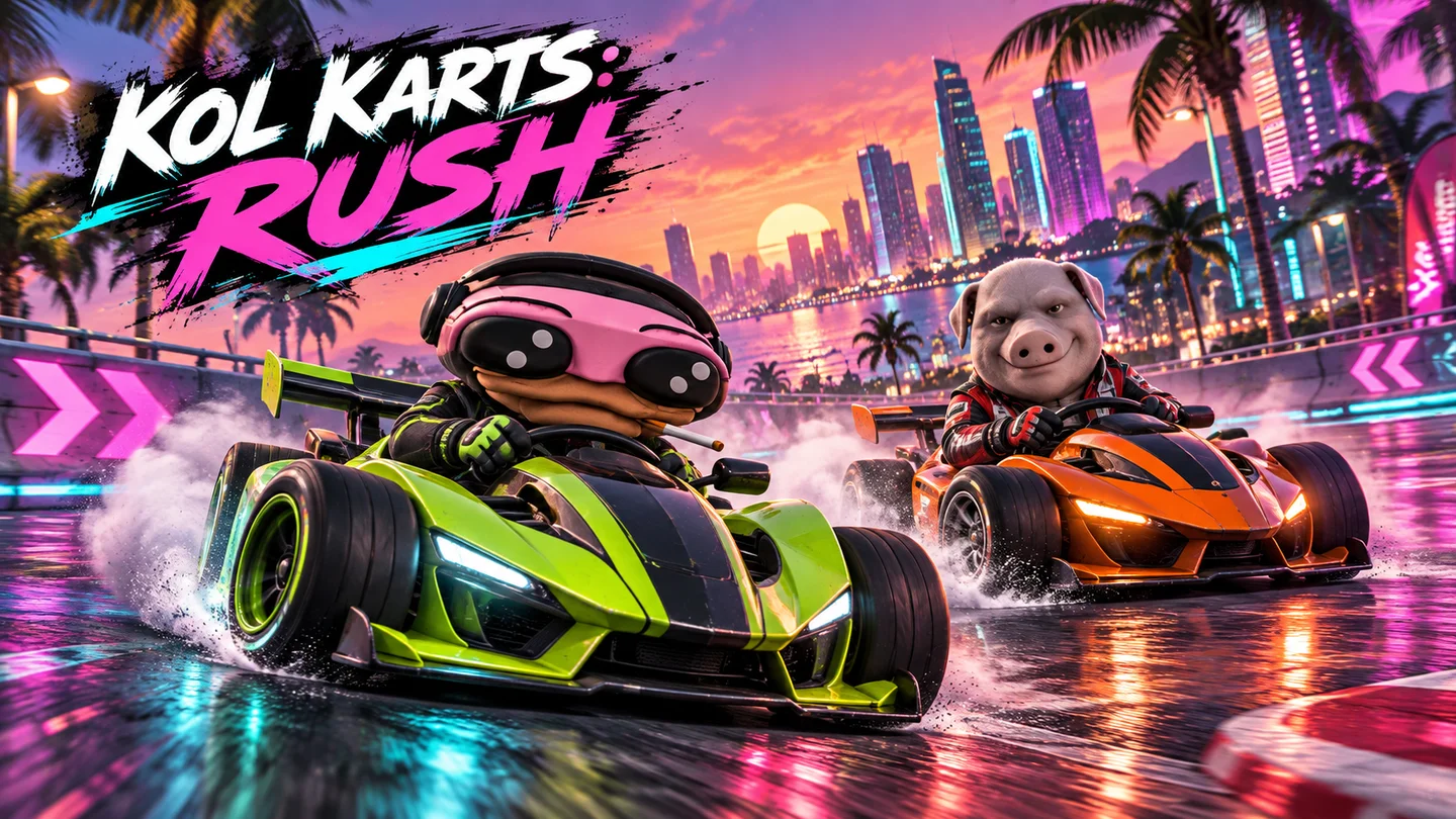 KOL Karts Rush character art