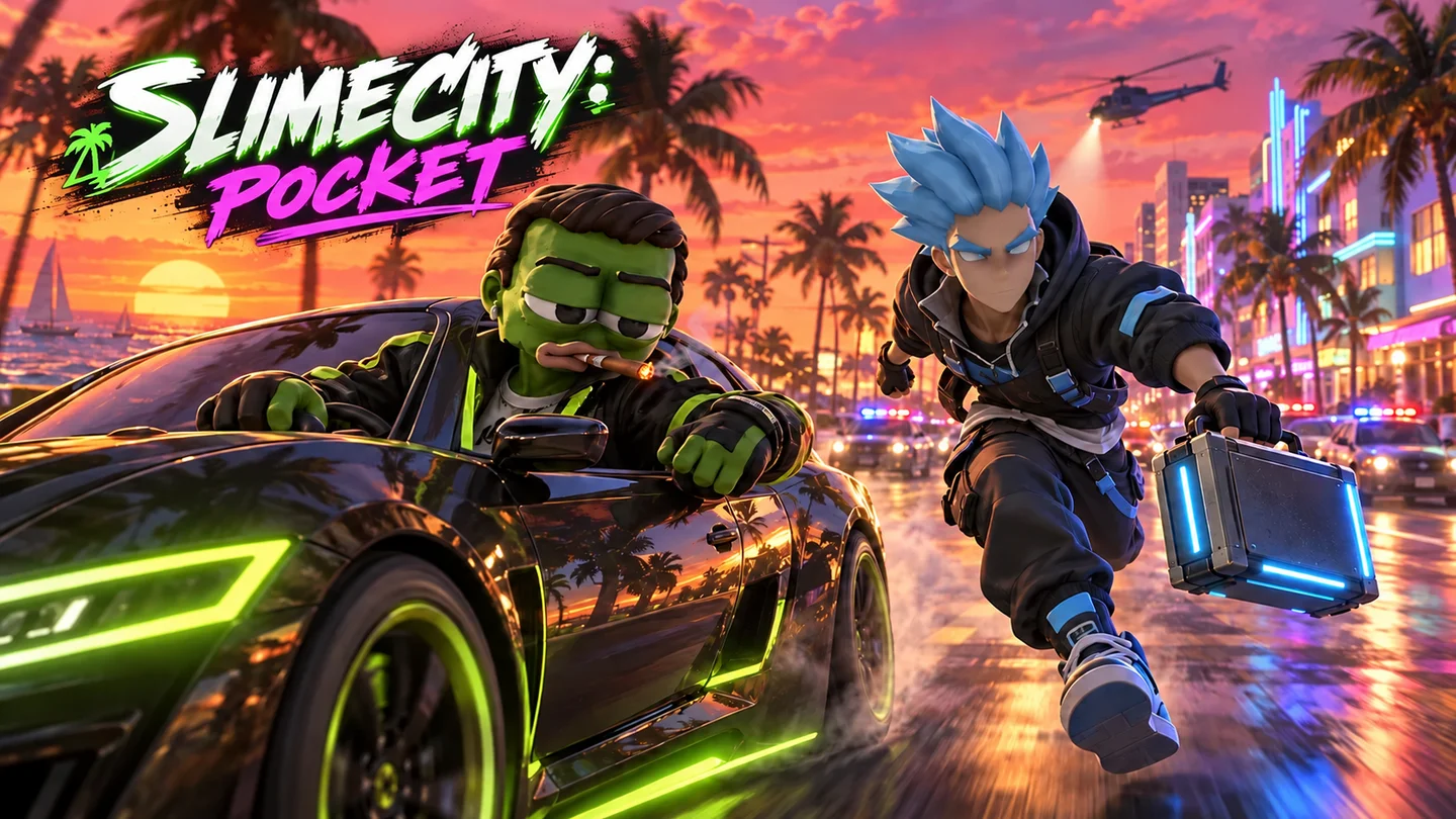 SlimeCity Pocket character art